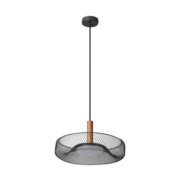 LED Pendelleuchte Holz Metall 3000 K Ø40cm modern OSRAM