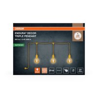Pendelleuchte Gelb Silikon IP44 E27 L:700 cm OSRAM