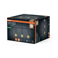 Pendelleuchte Grau Silikon IP44 E27 L:700 cm OSRAM