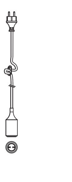 Pendelleuchte Grau Silikon IP44 E27 L:500 cm OSRAM