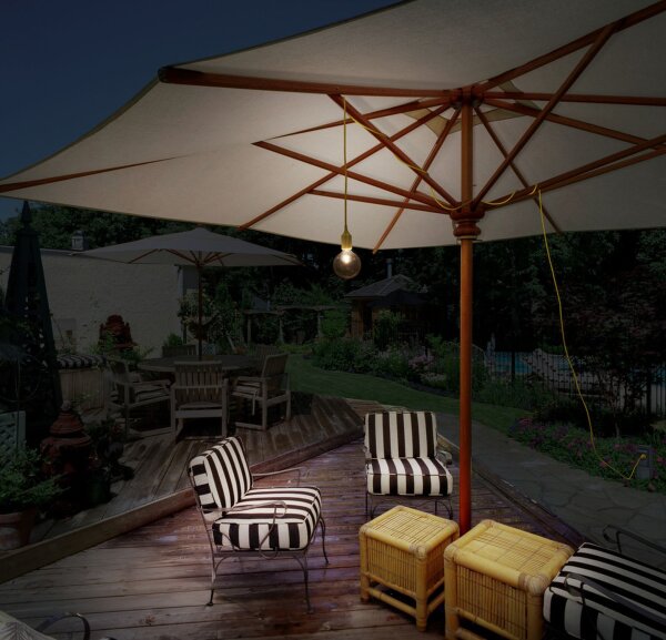 Pendelleuchte Blau Silikon IP44 E27 L:500 cm OSRAM