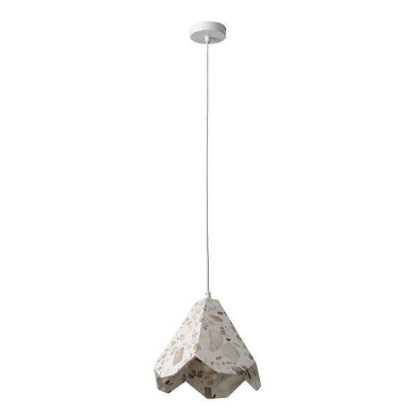 Pendelleuchte Beige Terrazzo E27 26,4 cm blendarm OSRAM