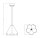 Pendelleuchte Beige Terrazzo E27 26,4 cm blendarm OSRAM