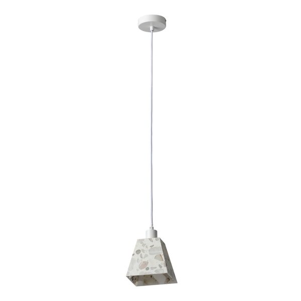 Pendelleuchte Beige Terrazzo blendarm E14 Ø14 cm OSRAM