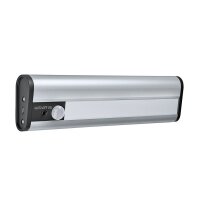 LED Akku Wandleuchte Sensor Silber Alu 4000K OSRAM