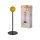 Tischlampe Metall Kugel H:40 cm E27 Gelb Schwarz OSRAM