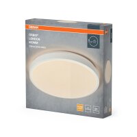 LED Deckenlampe Weiß Metall 3000 K Ø39,5cm...