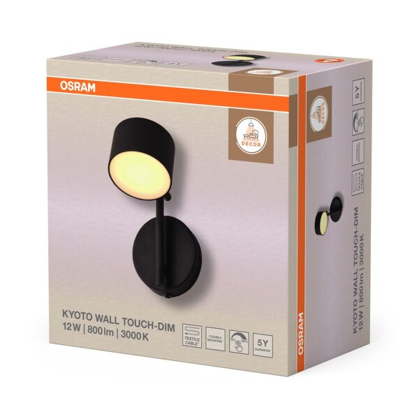 LED Wandleuchte Alu dimmbar verstellbar 3000 K OSRAM