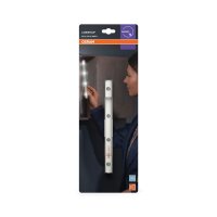 LED Wandlampe Batterie Weiß Metall 6500K L:22,2cm...
