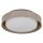 Deckenleuchte Holz Stahl Glas E27 Ø29 cm rund OSRAM