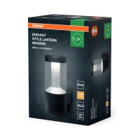LED Wandlampe Grau Alu 3000 K IP44 B:17,6 cm OSRAM