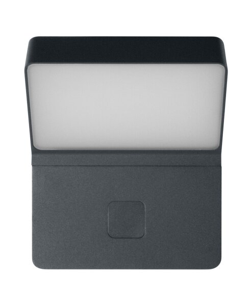 LED Wandleuchte Sensor Alu 3000 K IP44 B:17,6 cm OSRAM