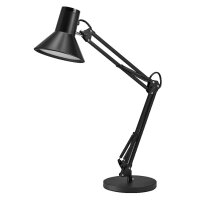 LED Tischlampe dimmbar verstellbar Schwarz 3000K OSRAM