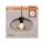Pendelleuchte Schwarz Glas Stahl E27 Ø28 cm OSRAM