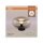 Tischleuchte Schwarz Stahl Glas E27 H:17,6 cm OSRAM