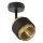Deckenspot schwenkbar Schwarz Stoff E14 L:10 cm OSRAM