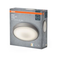 LED Deckenlampe Click-CCT CCT Weiß Alu Ø31cm...
