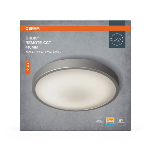 LED Deckenlampe dimmbar CCT Weiß 2700-6500K rund OSRAM