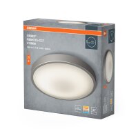 LED Deckenlampe dimmbar CCT Wei&szlig; Alu 2700-6500K OSRAM