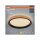 LED Deckenleuchte Click-DIM Holz Schwarz 3000K OSRAM