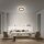 LED Deckenleuchte Schwarz Holz Click-DIM 3000K OSRAM