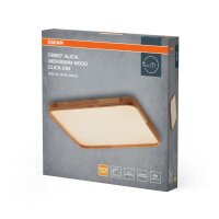 LED Deckenleuchte Click-DIM Holz 3000 K B:49,5cm OSRAM
