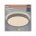 LED Deckenleuchte Click-DIM Grau Stoff 3000K rund OSRAM