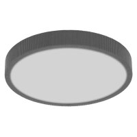 LED Deckenleuchte Stoff Grau Click-DIM 3000K &Oslash;39 cm