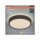 LED Deckenleuchte Click-DIM 3000K Grau Stoff rund OSRAM