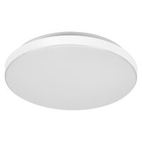 LED Deckenleuchte Wei&szlig; Metall &Oslash;28,5cm 3000 K IP44 OSRAM