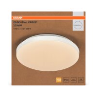 LED Deckenleuchte Weiß Metall 3000K IP44 B:21,5cm...