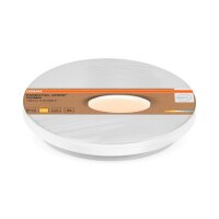 Runde LED Deckenleuchte Metall Weiß 3000 K IP44 OSRAM