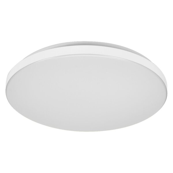Runde LED Deckenlampe 3000 K Weiß Metall IP44 OSRAM