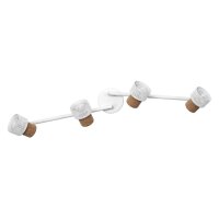Deckenstrahler flexibel Weiß Kork GU10 L:81,3 cm OSRAM