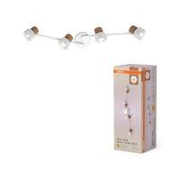 Deckenstrahler flexibel Weiß Kork GU10 L:81,3 cm OSRAM