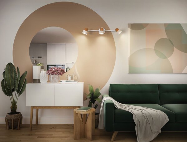 Deckenspot flexibel Weiß Kork GU10 57,7 cm OSRAM
