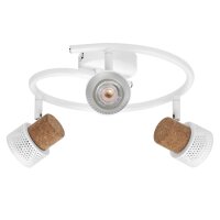 Deckenstrahler flexibel Weiß Kork GU10 31 cm OSRAM