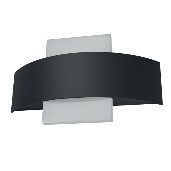 LED Wandlampe Dunkelgrau Alu 3000 K IP44 24 cm OSRAM