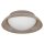 Deckenleuchte Glas Stahl Holz E27 Ø30,5cm rund OSRAM