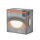 Deckenleuchte Glas Stahl Holz E27 Ø30,5cm rund OSRAM