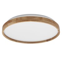 LED Deckenleuchte Click-DIM Holz 3000 K &Oslash;29,5cm OSRAM