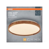LED Deckenleuchte Click-DIM Holz 3000 K Ø29,5cm OSRAM