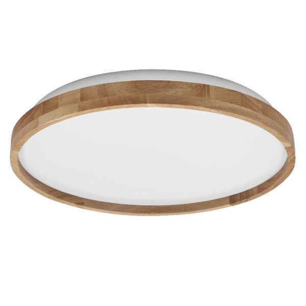 LED Deckenlampe Click-DIM Holz 3000K Ø39,5cm rund OSRAM