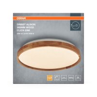 LED Deckenlampe Click-DIM Holz 3000K Ø39,5cm rund...