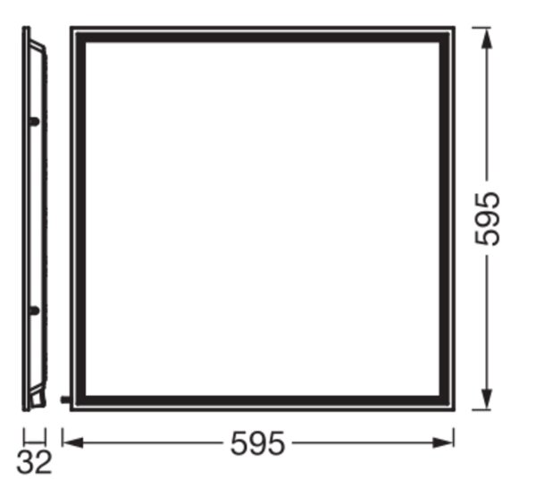 LED Wandleuchte CCT Weiß Alu B:59,5cm modern OSRAM