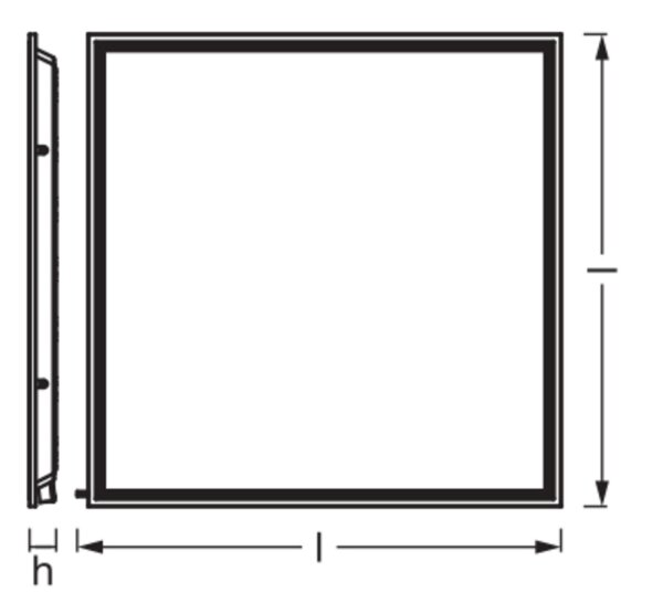 LED Wandleuchte CCT Weiß Alu B:59,5 cm modern OSRAM