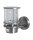Wandleuchte Sensor Glas Edelstahl IP44 E27 H:21,2 cm