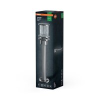 Wegeleuchte Edelstahl Glas IP44 E27 H:55cm Garten OSRAM