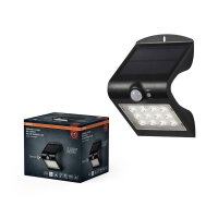 LED Solar Spot Metall Sensor Schwarz 4000K IP65 OSRAM