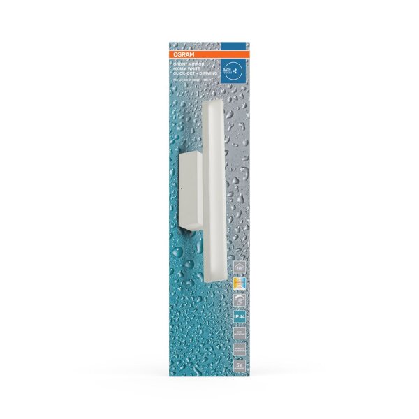 LED Spiegelleuchte dimmbar Touch CCT Weiß IP44 OSRAM